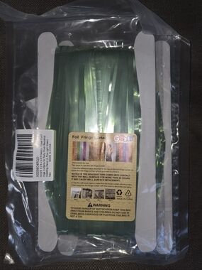 Foil Fringe Curtain - Green Party Backdrop